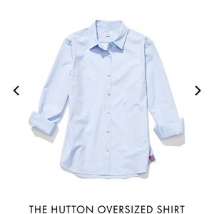 KULE Hutton button down shirt in blue, BNWT